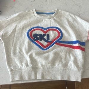 Mini Boden ski sweatshirt size 5-6